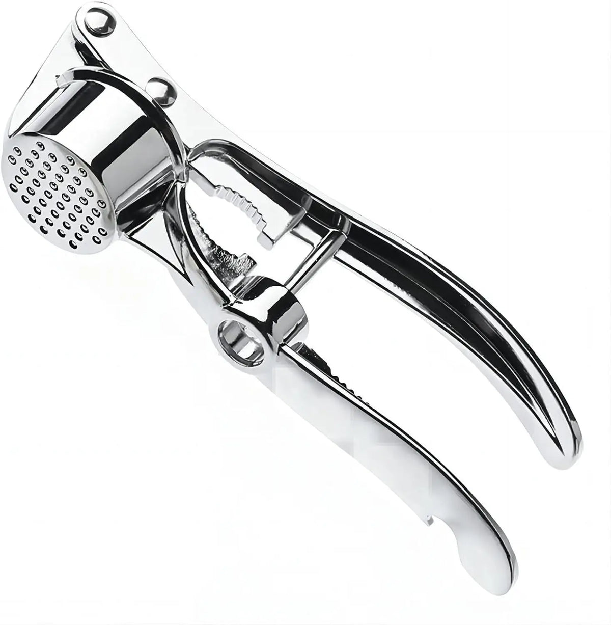 Multipurpose Garlic Press - Sturdy Metal Garlic Crusher, Easy to Clean, Ideal for Home & Commercial Kitchens