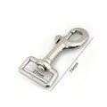 1x Stainless Steel Trigger Swivel Eye Bolt Snap Hook For webbing Leather Craft Bag Strap Belt Clasp Pet Dog Leash Clip Quality