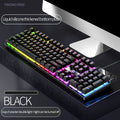 104 Keys Gaming Keyboard Wired Keyboard Color Matching Backlit