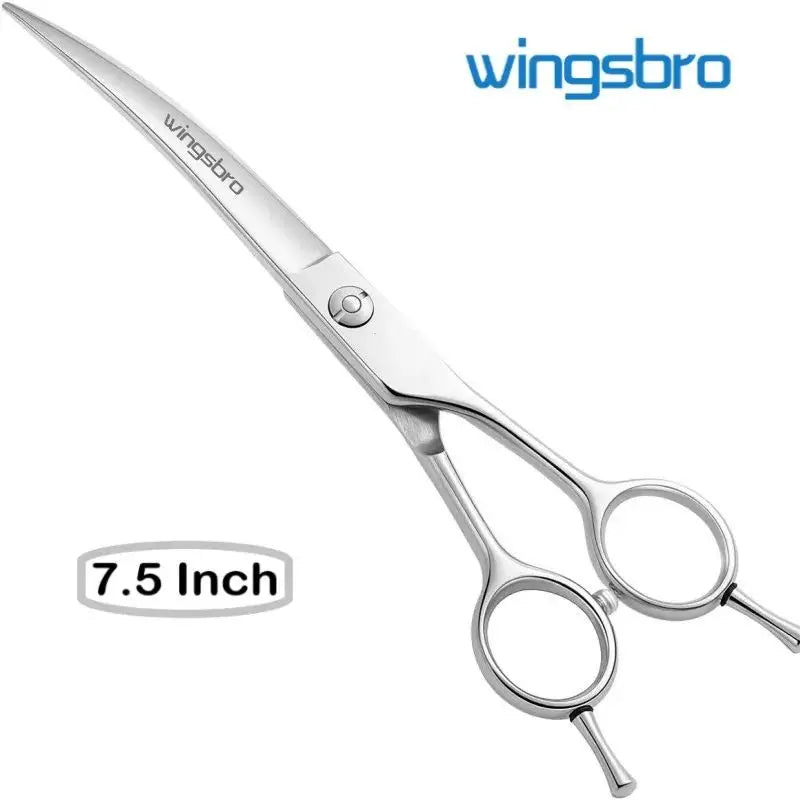 7.5" Curved Dog Grooming Scissors