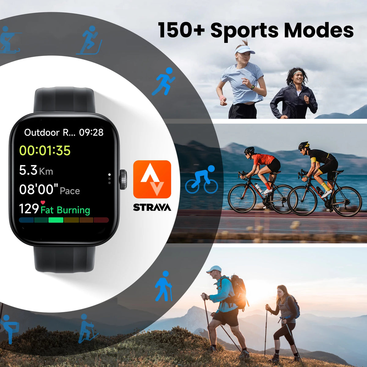 HAYLOU Watch Faro Voice Calling Smart Watch 2.01'' HD