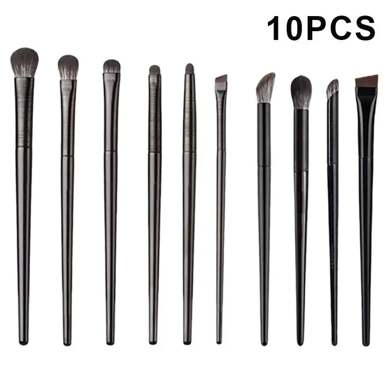 5/6/8/10Pcs Eyes Makeup Brushes Set Professional Soft Eyeliner
