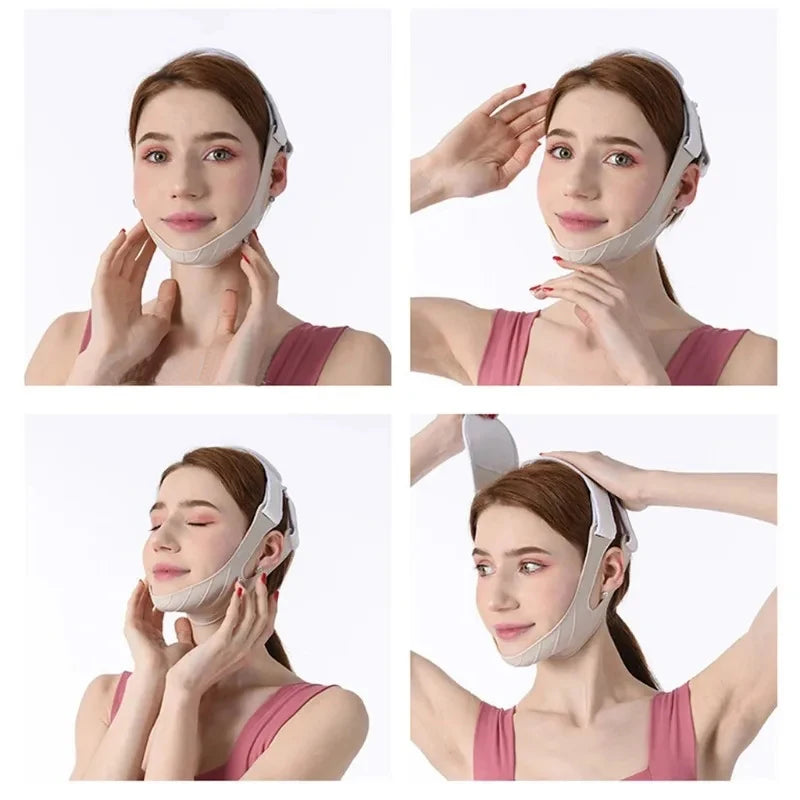 Silicone Face Slim Bandage Women Chin Cheek Lift Up Belt V Line Face Shaper Facial Anti Wrinkle Strap Skin Care Beauty Tools