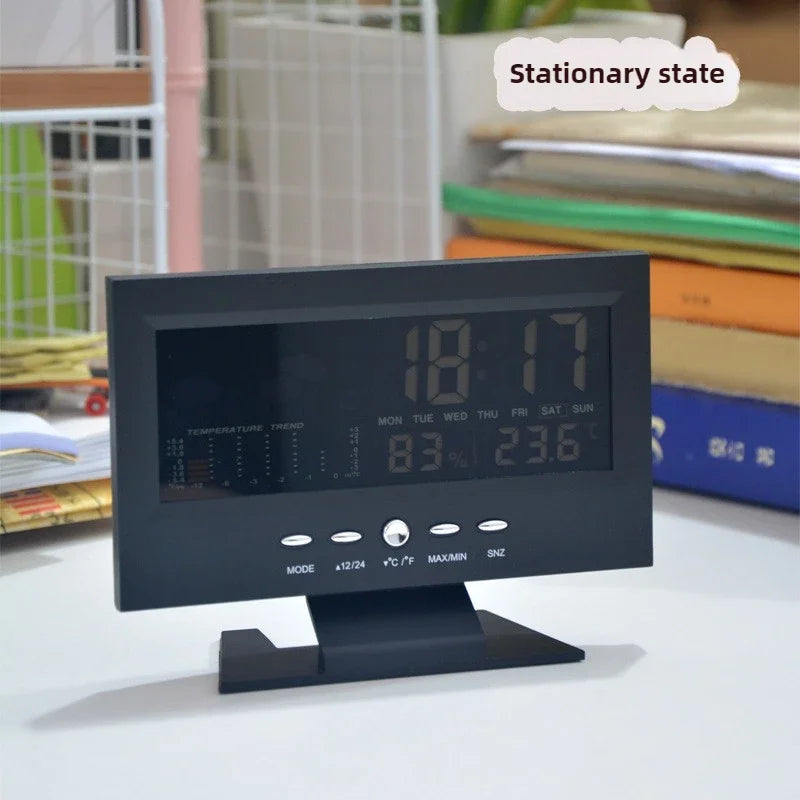 Color Screen Electronic Clock With Weather Forecast