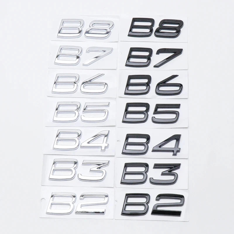 3D ABS Letters Car Rear Trunk Tailgate Side Fender