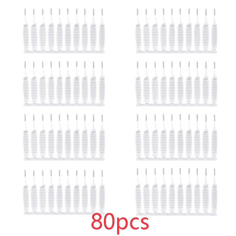 New 20pcs/set Shower Head Cleaning Brush Washing Anti-clogging Small Brush Pore Gap Cleaning Brush For Kitchen Toilet Phone Hole