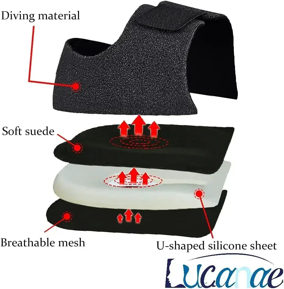 Heel Protectors,Heel Cups for Plantar Fasciitis Heel Pain Relief Protectors for Heel Spur, Cracked Heels, Achilles Tendonitis