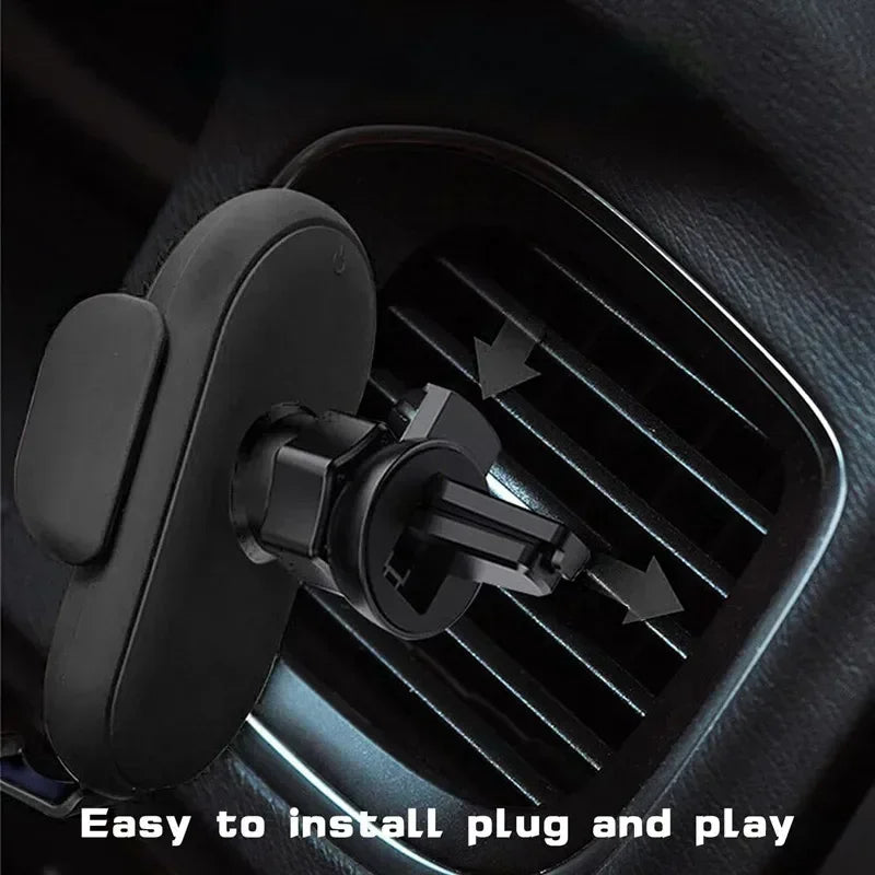 Automatic 15W  Car Wireless Charger for iPhone 13 12 14 XR X 15Samsung S20 S10 Magnetic USB Infrared Sensor Phone Holder Mount