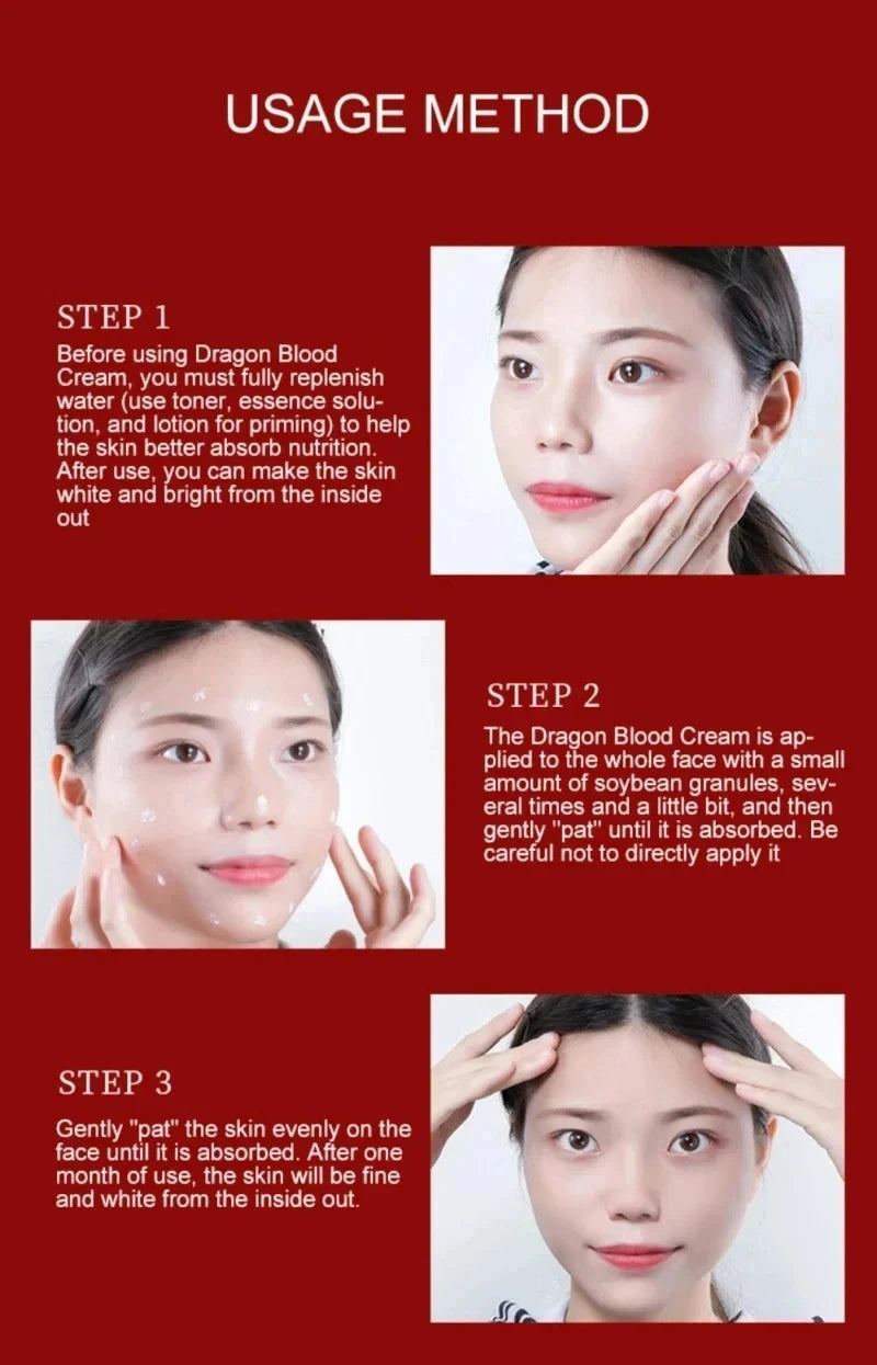 Dragon's Blood Face Cream Retinol Placenta Essence Cream Brightening Lift Firming Skin Care Korean Cosmetics