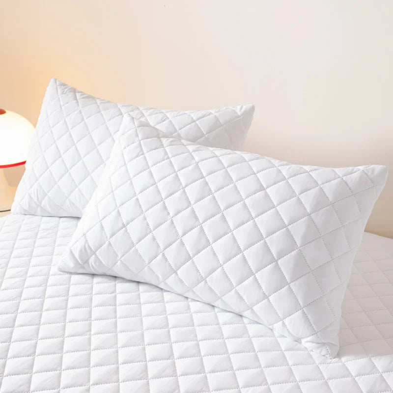 Waterproof Pillowcase, Excluding Pillows 3 Types of Jacquard 48x74cm Pillowcase for Bedroom,Pillow Cover for Home