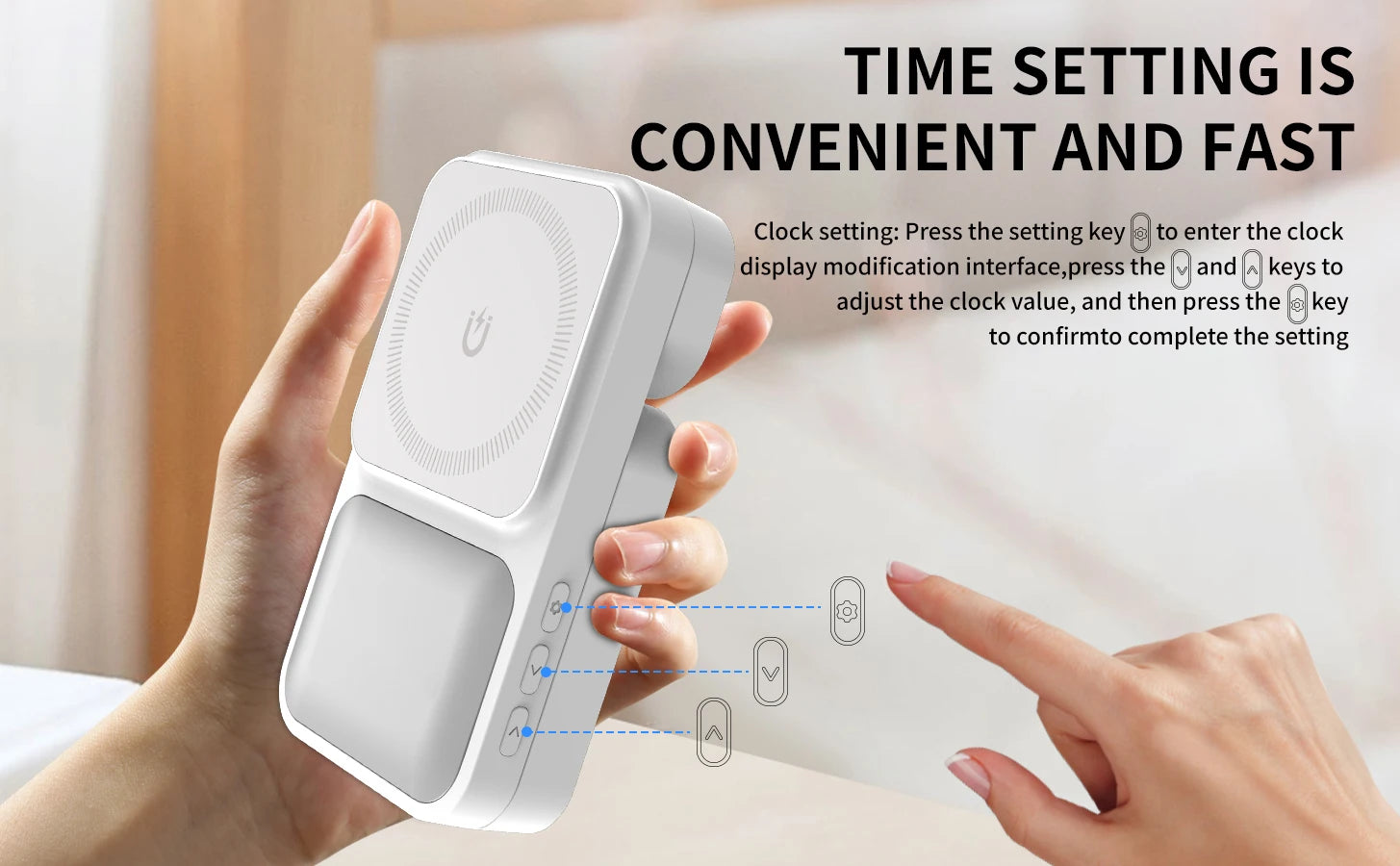 3in1 Foldable Wireless Charger Qi2 Multifunctional Stand Clock Wireless Charger Adapter Type-c Station For iPhone 16 15 Pro Max