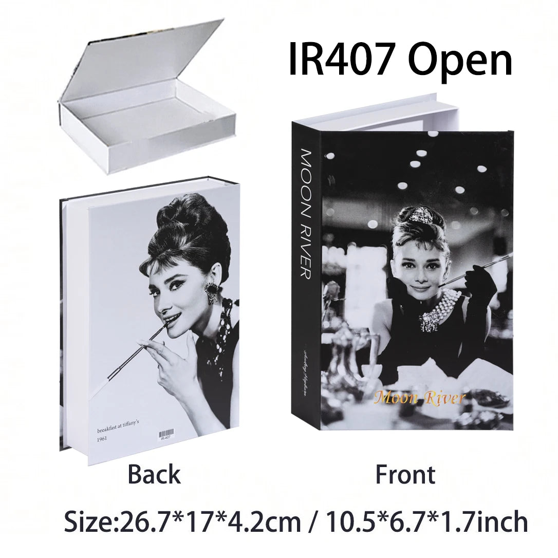 Luxury Fake Books Home Decoration Accessories for Living Room Fashion Fake Book Storage Box Simple Nordic Coffee Table Books