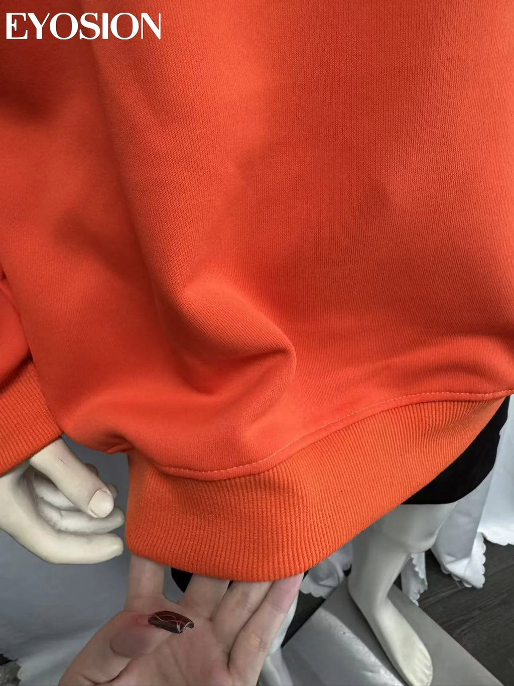 Long Sleeve Men's Pullover Hoodie Autumn Winter New Letter Printing Sweater Casual Harajuku Round Neck Plush Sweatshirt Top