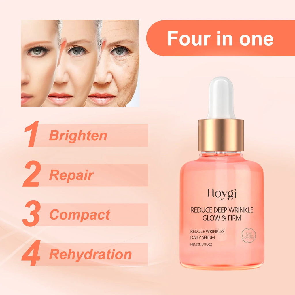 Rose oil and VC essence: fade fine lines, care rough and dry skin, brighten and tighten skin care essential oil