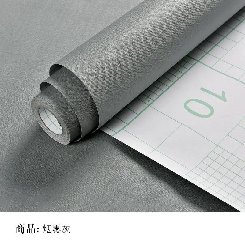 Matte PVC DIY Self Adhesive Decorable Film Vinyl Wall Stickers Kitchen Cabinets Bedroom Furniture Waterproof Oilproof Wallpapers
