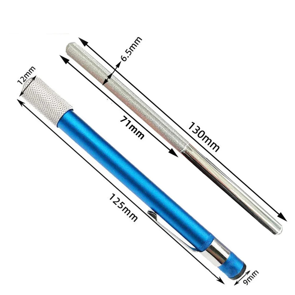 400 Mesh Fishing Hook Sharpener Pen Sharpener High Quality Outdoor Tool Diamond Pen Shaped Knife Sharpener Hand Tool