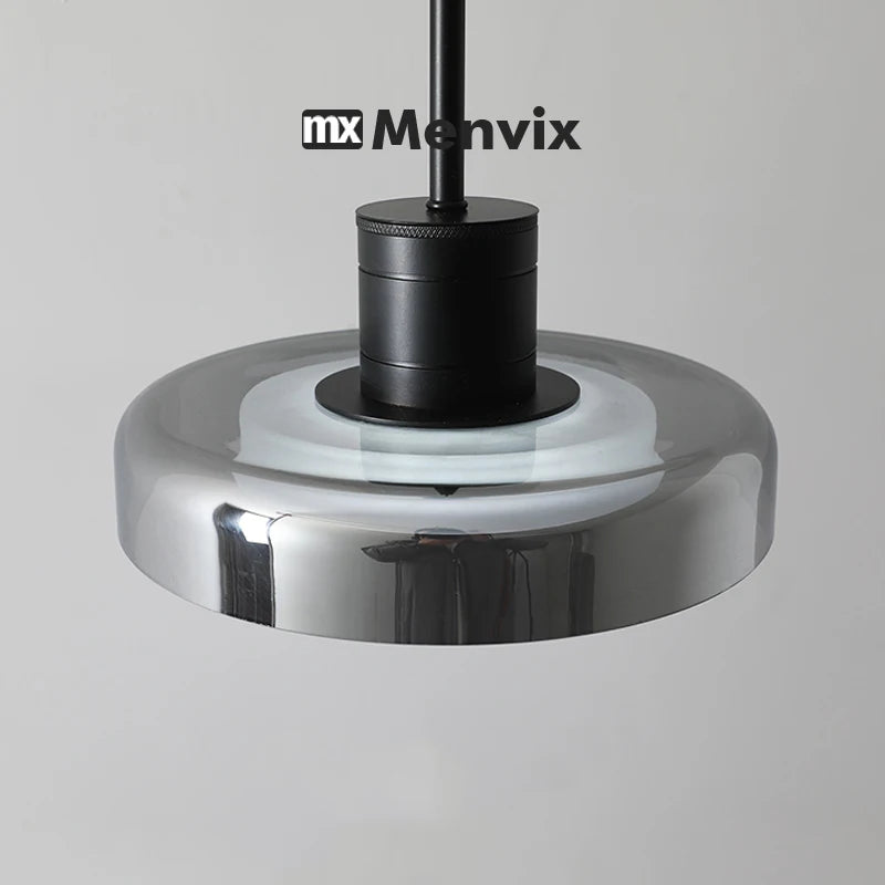 Menvix Nordic Modern Design Glass Small Chandelier for Bedroom Living Dining Room Led Pandant Light Home Decor Fixture Hang lamp
