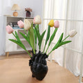 Heart Shaped Flower Vase Realistic 3D Human Heart Design Flower Pot Unique Decor for Home, Office or Garden Creative Medical Ana