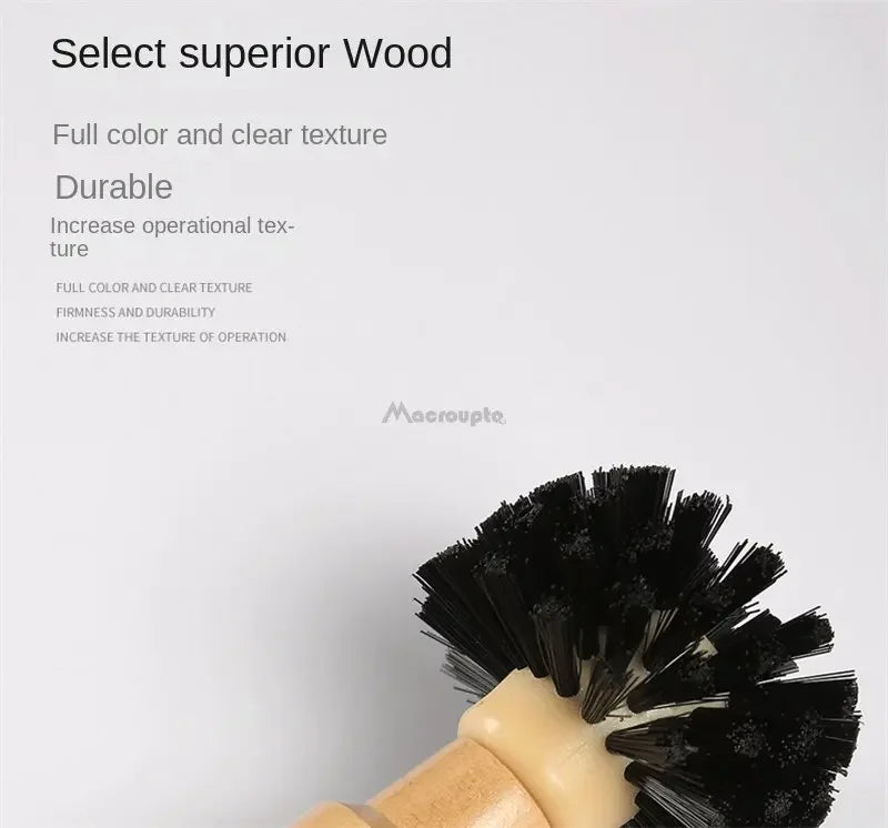 Portafilter Cleaning Brush Barista Espresso Coffee Tamper Cleaning Brush 51mm 54mm 58mm Tool with Wooden Handle Barista