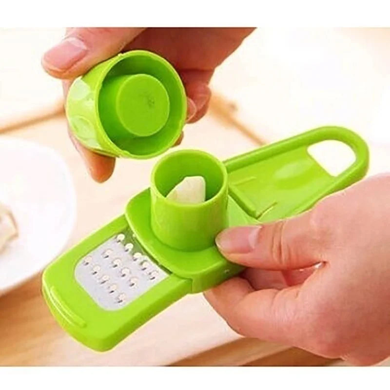 Kitchen Gadget Multi-functional Creative Garlics Grinder GarlicPaste GarlicPress KitchenTool Household VegetableTools Homegadget