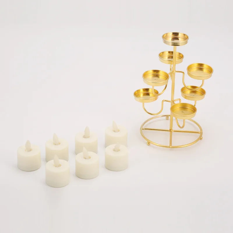 3/6/12 Pieces Warm White Moving Wick LED Tea Light Candles,Decorative Church Religious Wedding Christmas Candles