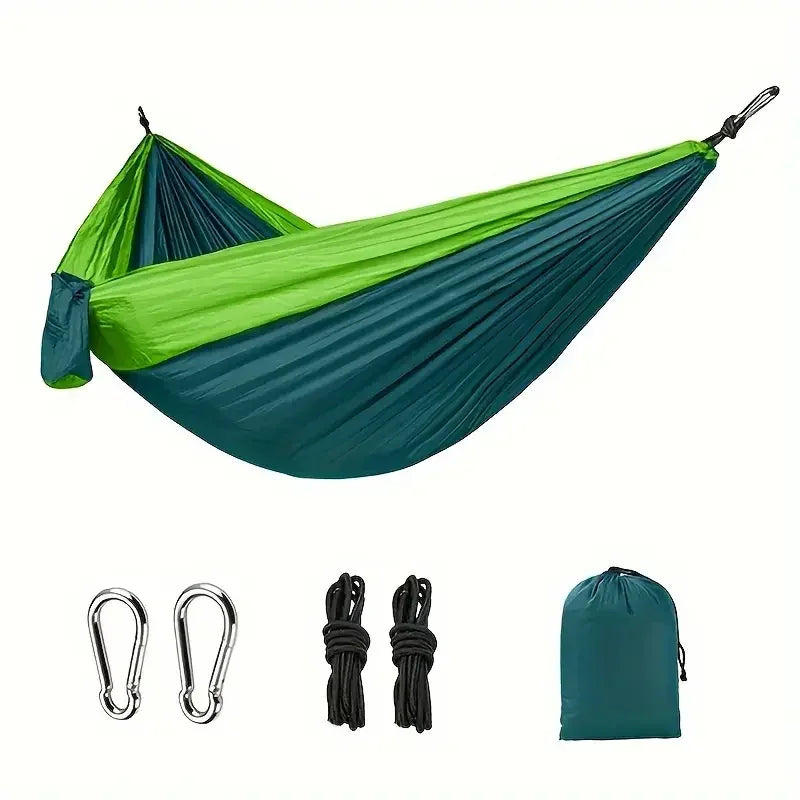Camping Hammock Camping Accessories Gear for Outdoor Indoor with Tree Straps Nylon Lightweight Hammocks for Touring Hiking