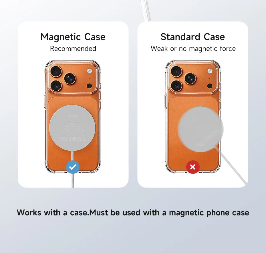 Hagibis Qi2.2 Magnetic Wireless Charger Dual-sided Magnetic 25W Fast Charging Pad for MagSafe iPhone 17/16/15/14 Pro Airpods Car
