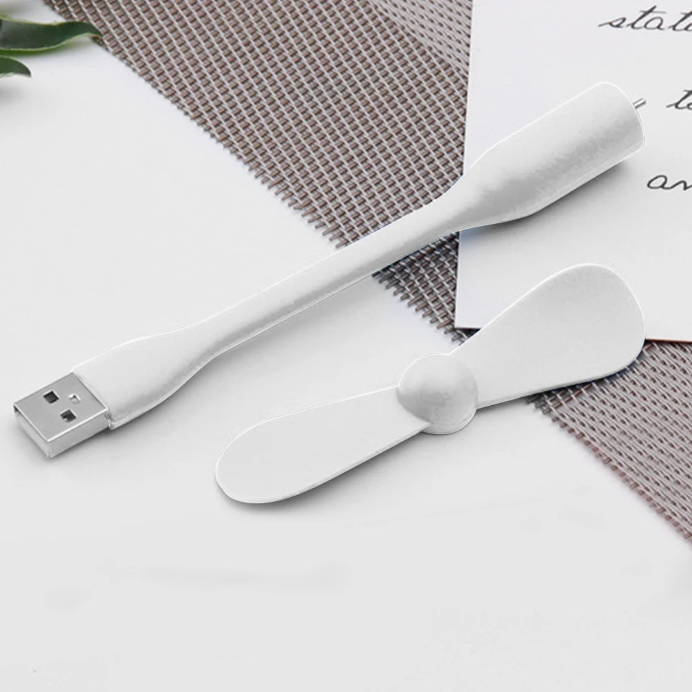 Flexible USB Mini Fan for Laptop & Power Bank