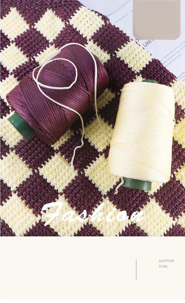 225g Lightweight Ice Silk Thread Handcrafted for Summer Cool Hats, Sun Hats, Storage Baskets, Seat Cushions, Yarn