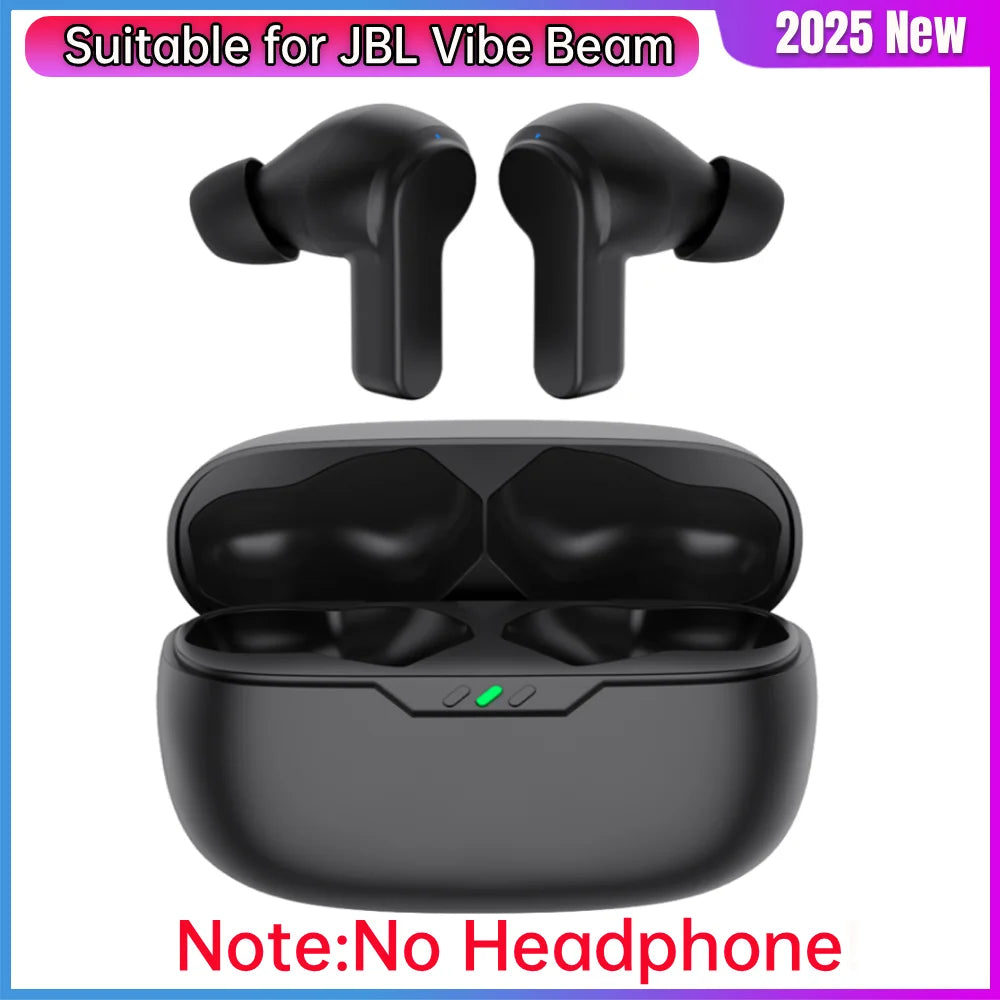 For JBL Vibe Beam Charging Case 600mAh Bluetooth Wireless Charger Box Replacement Type-C Port Portable Earbuds Replace Supplies