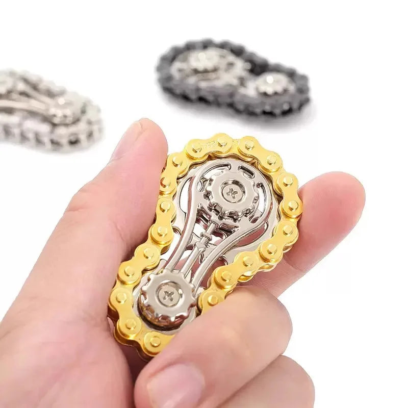 Metal Fidget Spinner Office Desk Toy Stress Relief Gears Hand Spinner for Adults desk decoration home decor Relieve stress relax