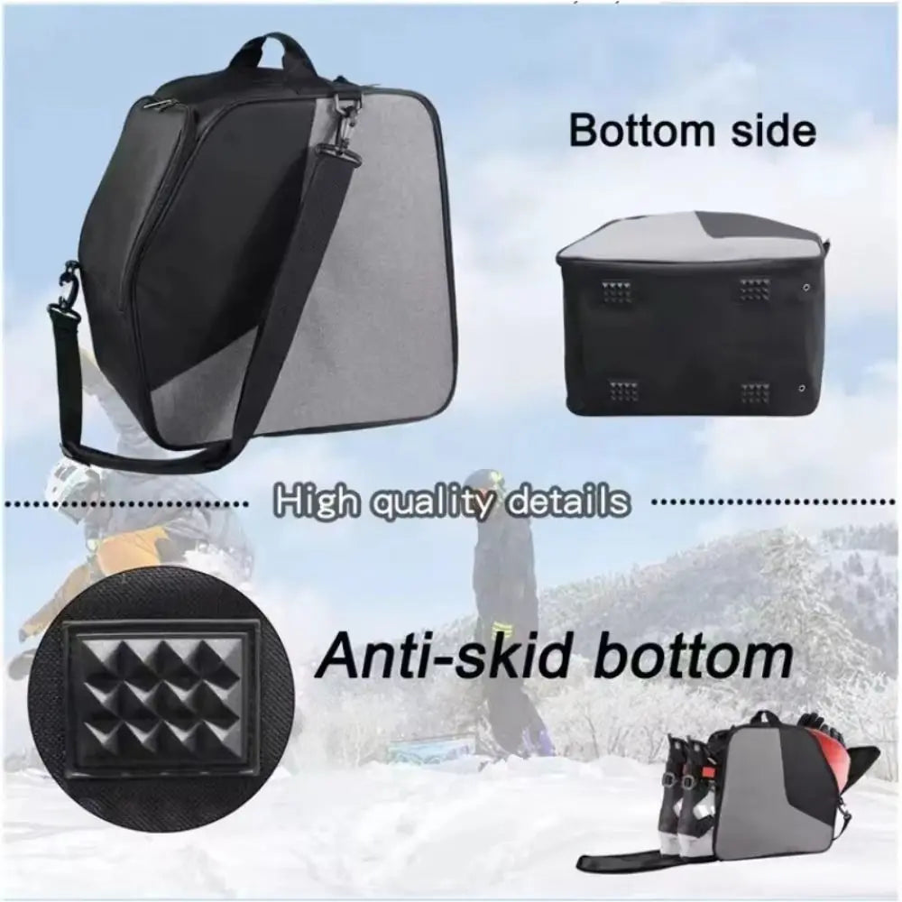 Waterproof Ski Boot Bag Winter Snow Shoes Gloves Snowboarding