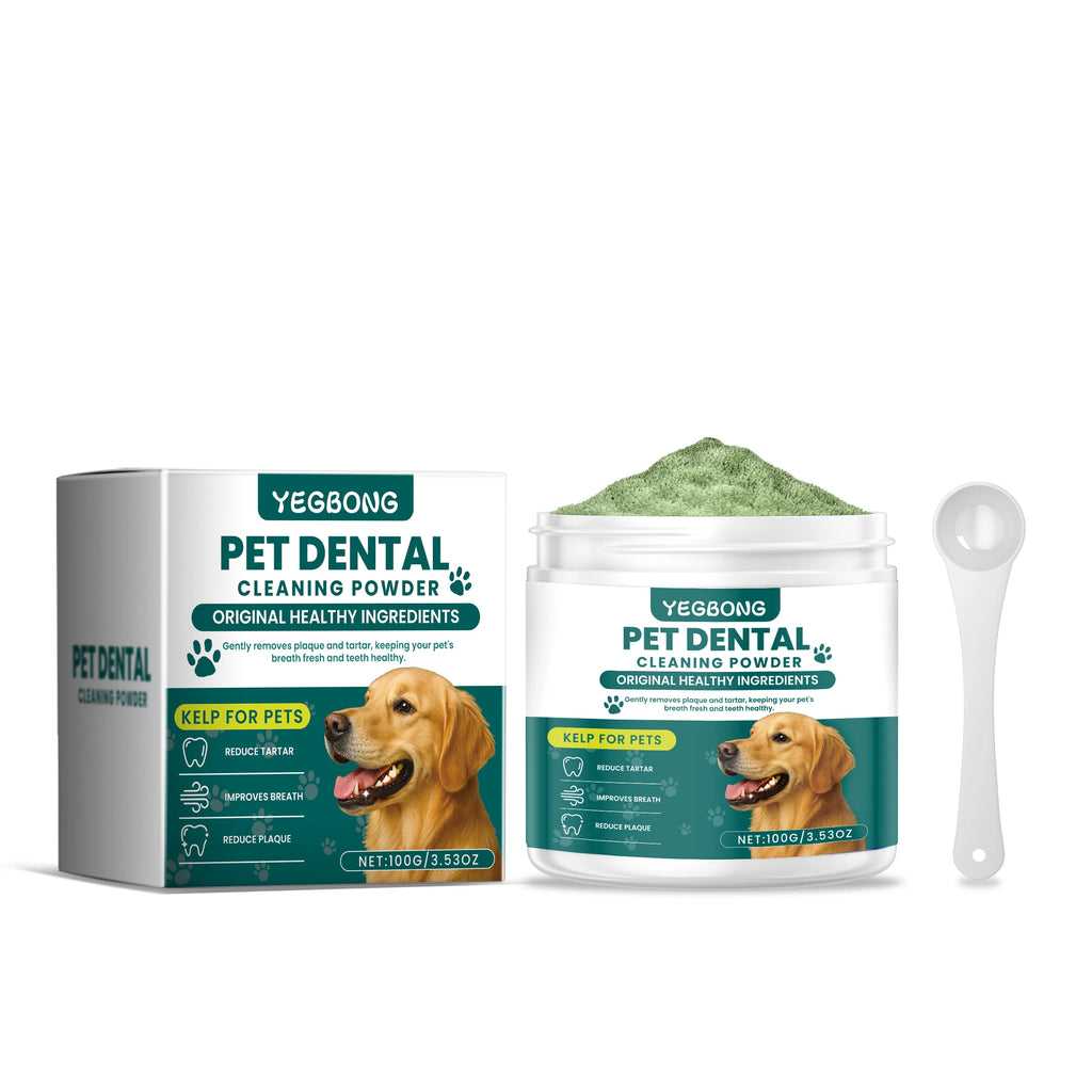 Dog Teeth Cleaning Powder, Freshens Breath