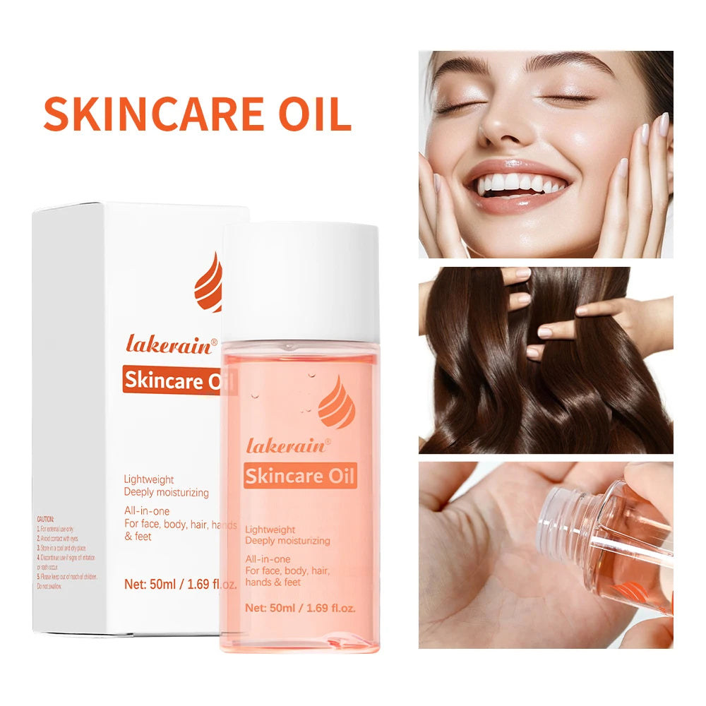 Bio Skincare Body Oil Face Body Moisturizer Improve Hair Health Fade Scars Vitamin A Vitamin E Oil Exfoliate Skin Care