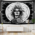 Butterflies and Moths Tapestry Black and White Flower Tapestry Wall Hanging Beach Blanket Romantic Bedroom Dorm Home Decor