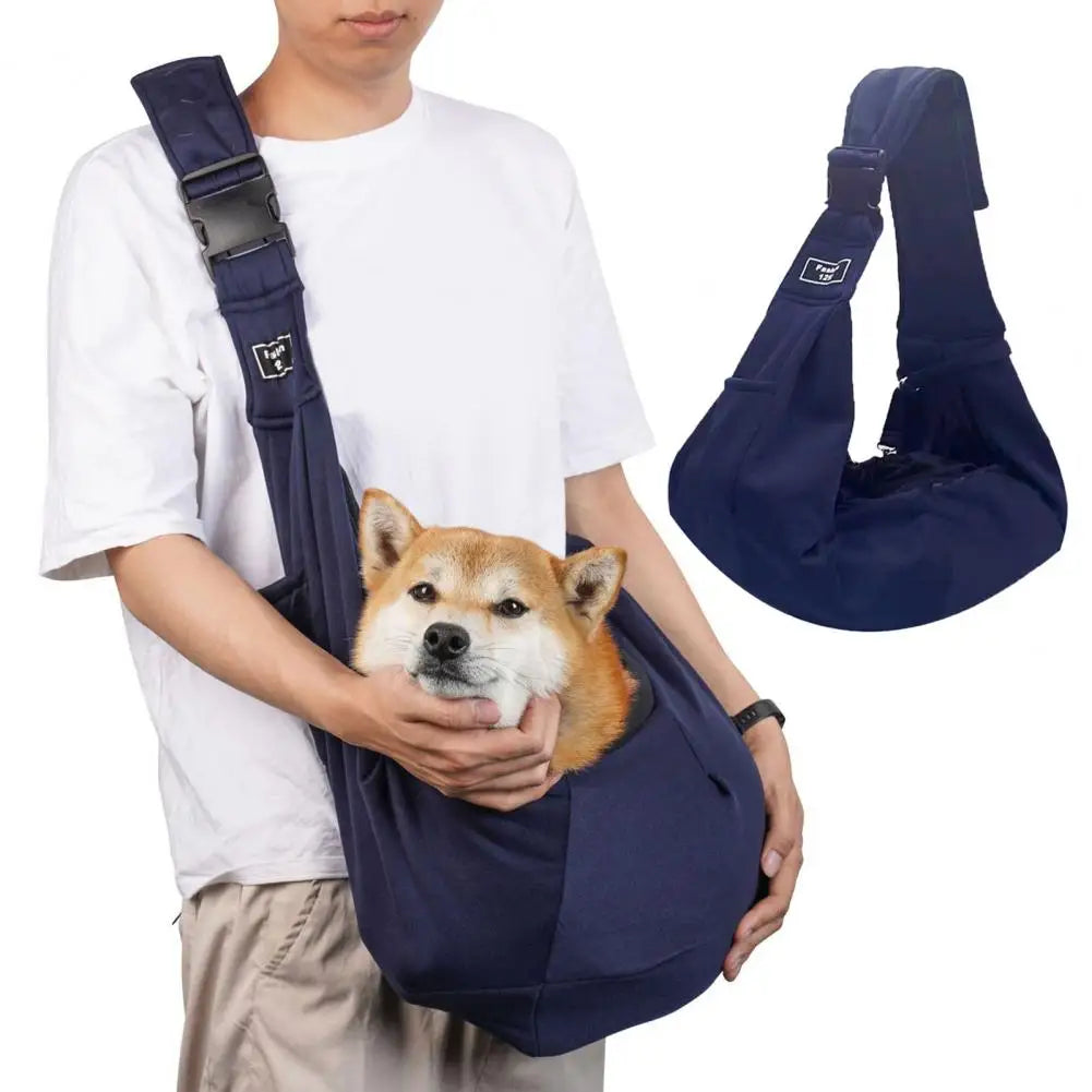 Small Bag on Pet Backpack Shoulder Strap with Hook Comfortable Puppy Carrier