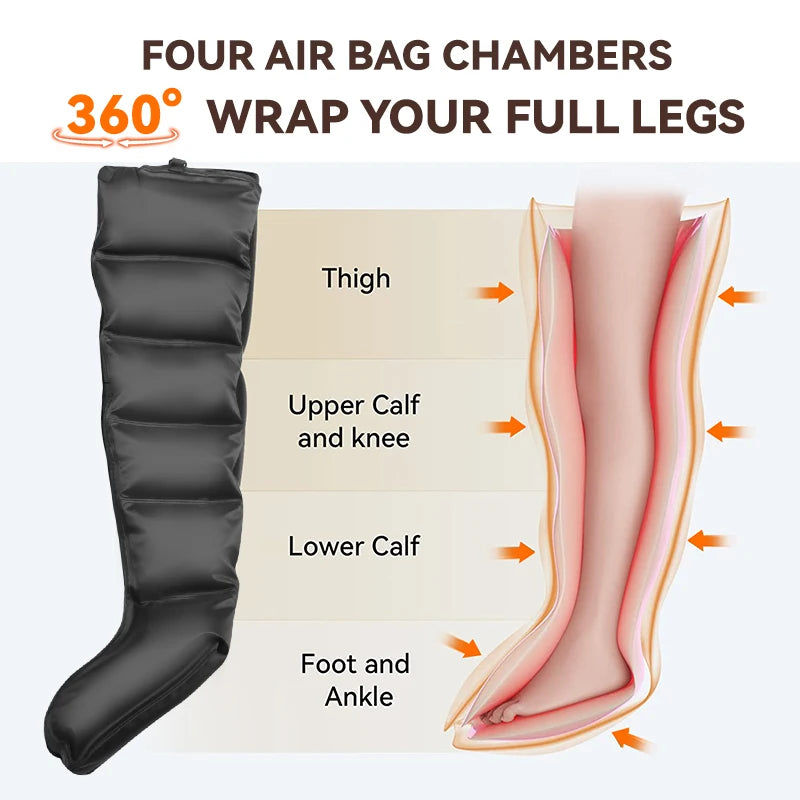 Professional Airwave Pressure Massager with 01 Adapter 110-220V Plug-In