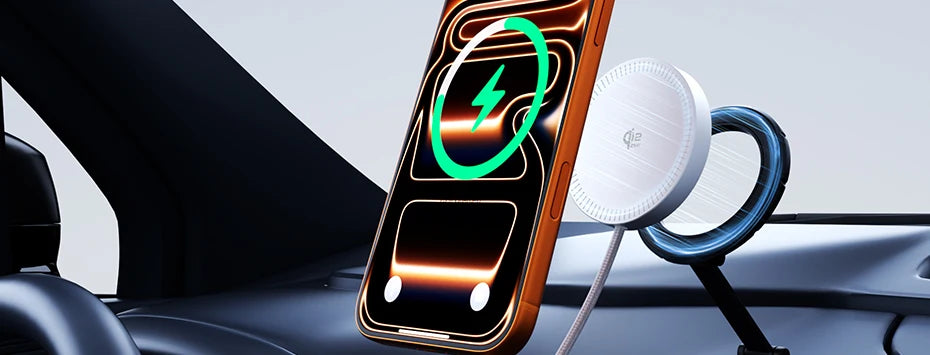 Hagibis Qi2.2 Magnetic Wireless Charger Dual-sided Magnetic 25W Fast Charging Pad for MagSafe iPhone 17/16/15/14 Pro Airpods Car