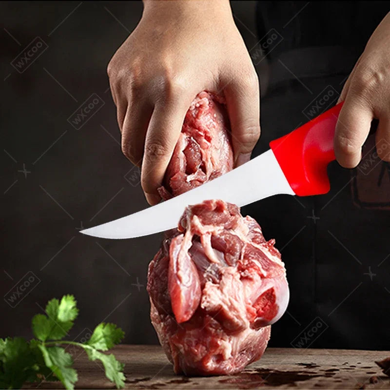 Kitchen Boning Knife Stainless Steel Skinning Carving Knife Meat Butcher Cleaver Utility Slicing Fish Vegetable Fruit Knives
