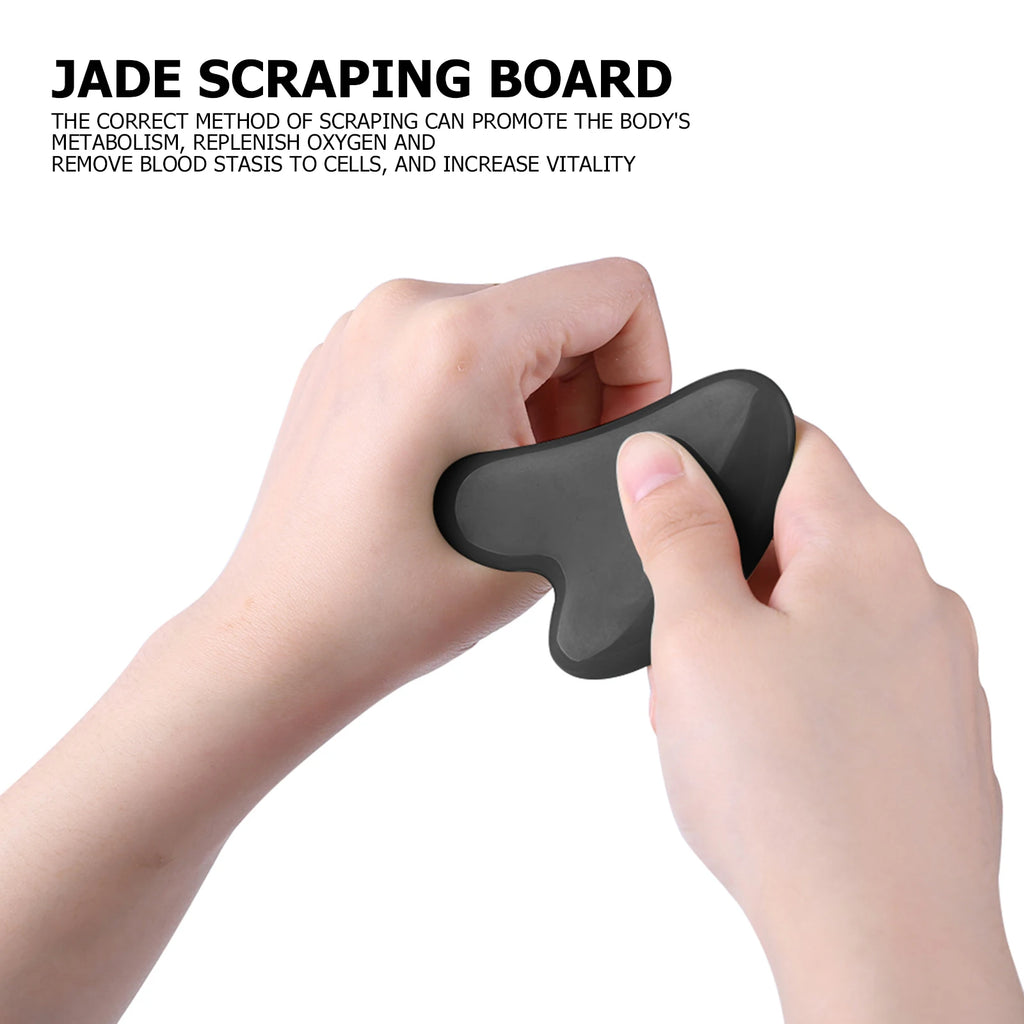 Gua Sha Natural Stone Resin Scraper Board Meridian Relaxation Face Massager Facial Tool For Body Slimming Massage Skin Care