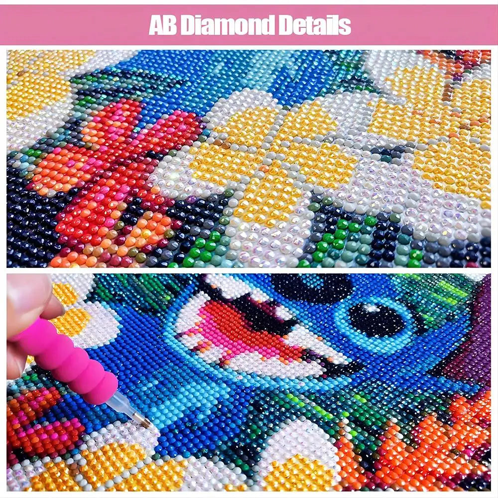 Fairy Dust AB Diy 5D Diamond Painting New Arrival 2024 Gold color Roses Full Mosaic Cross stitch Embroidery Flowers Home Decor