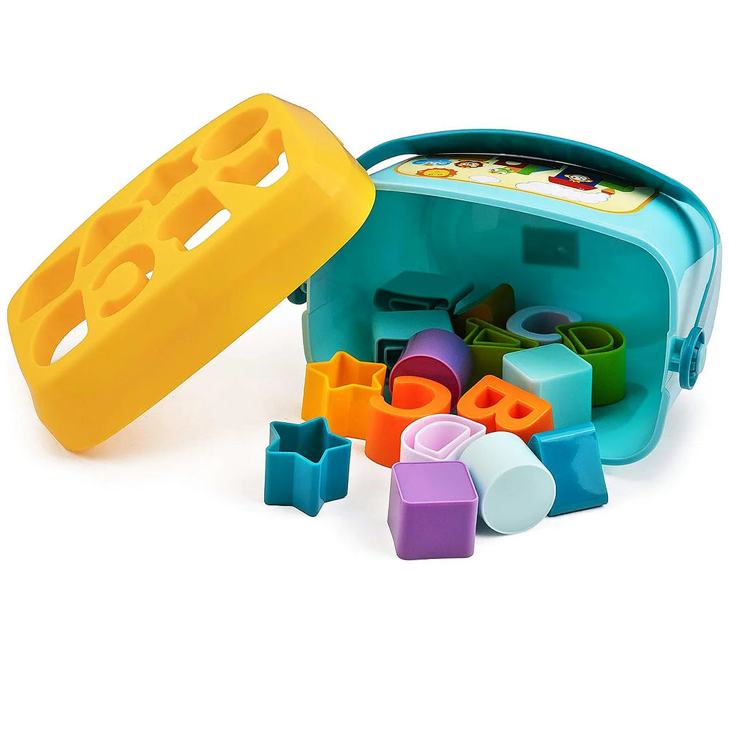 Montessori Shape Sorter Toddler Toys, ABC and Shape Pieces, Sorting Shape Games, Developmental Toys for Children 18M+,gift