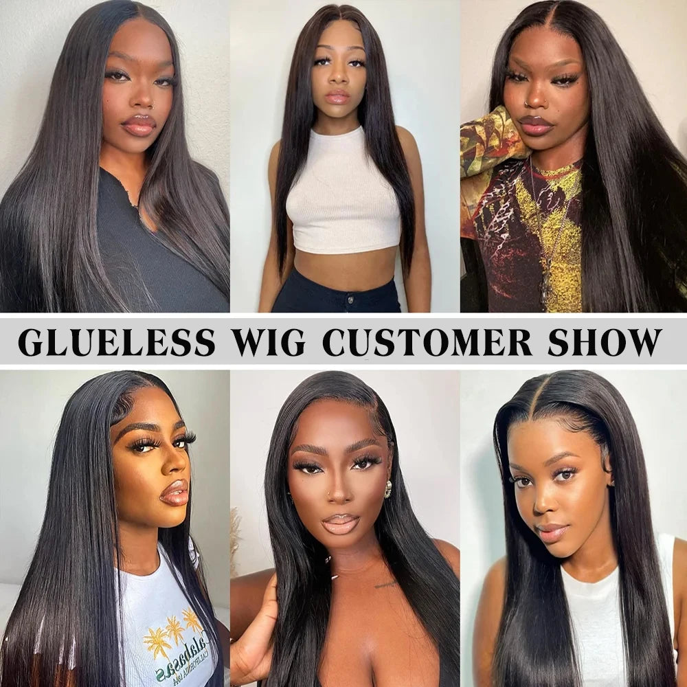 Glueless Wig Human Hair 6X4 5X5 Pre Cut Lace