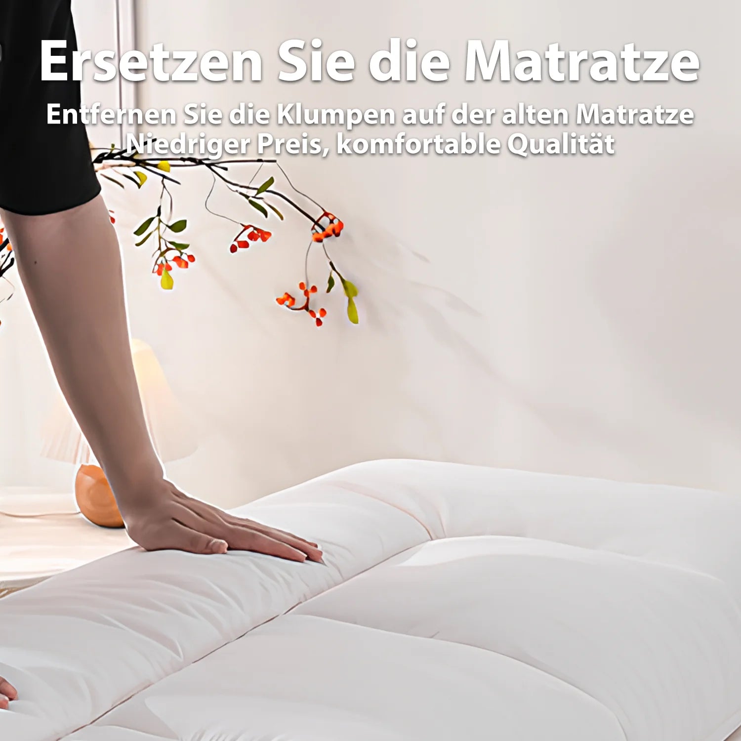 1.2*2M- 2*2.2M Mattress Thickened Cushion Home Tatami Dormitory Single Dormitory Bed Carpet Autumn Winter Mattress
