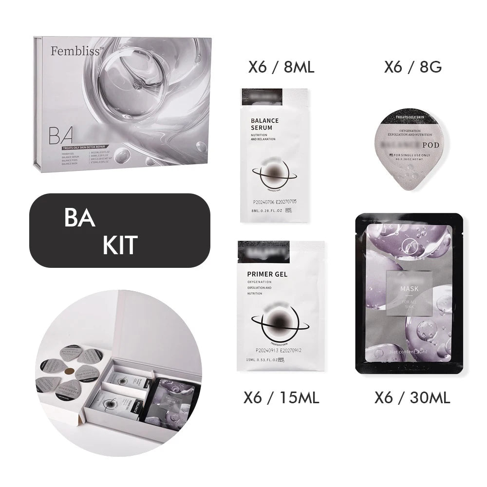 CO2 Pod Kit CO2 Pods For Bubble Facial Machine Facial Spa CO2 Capsule For Aqua Facial Beauty Machine CO2 Serum Gel Skin Care