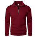 Men Casual Fleece Sweatshirts Tops Men Sport Classic Stand