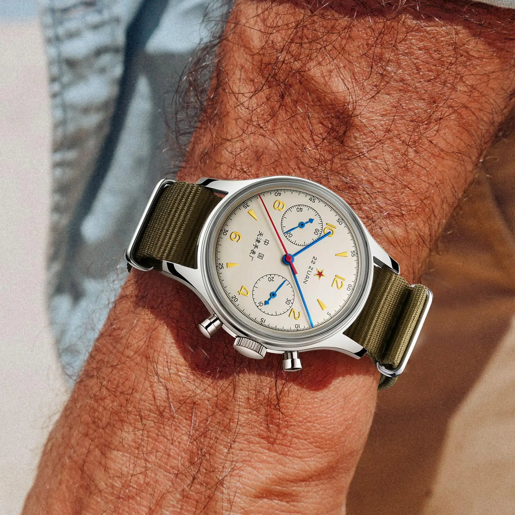 Seagull 1963 International Edition Men's Mechanical Watch Pilot Clock
