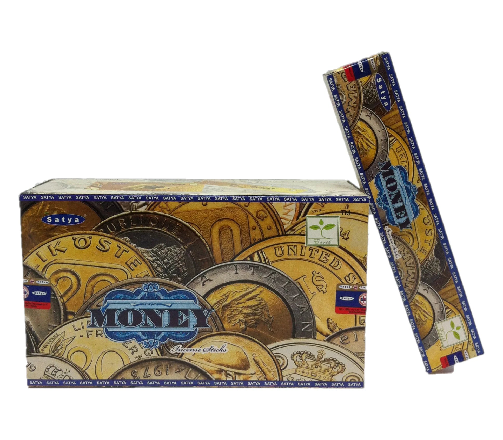 Incense Complete Boxes Satya Nag Champa Original, Goloka Agarbathi Palo Santo Reiki Cinnamon Money Lavender Rose Natural Rosemary Namaste Patchouli Tulsi Cones (Handmade in India) + Gift Burner