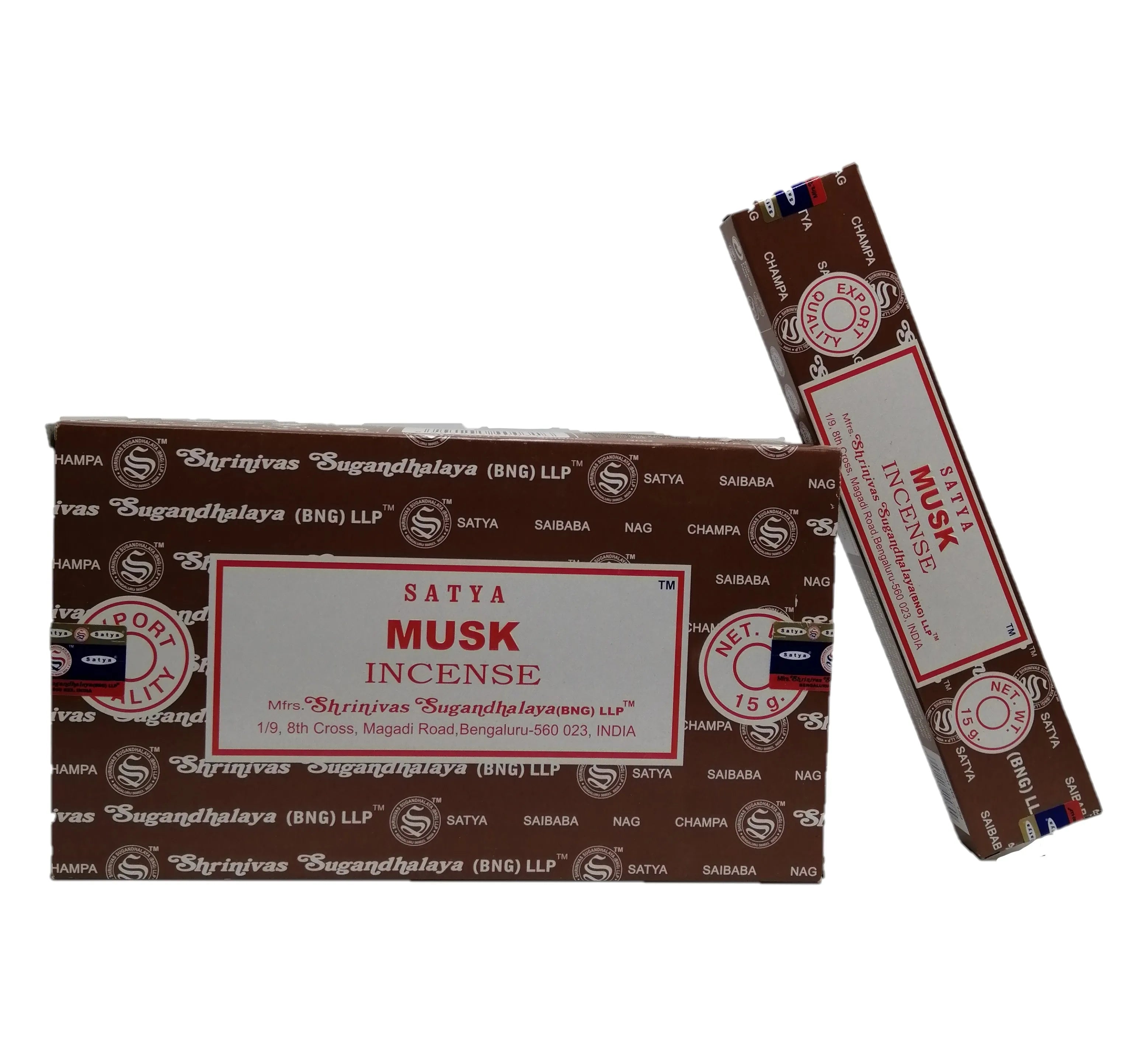 Incense Complete Boxes Satya Nag Champa Original, Goloka Agarbathi Palo Santo Reiki Cinnamon Money Lavender Rose Natural Rosemary Namaste Patchouli Tulsi Cones (Handmade in India) + Gift Burner
