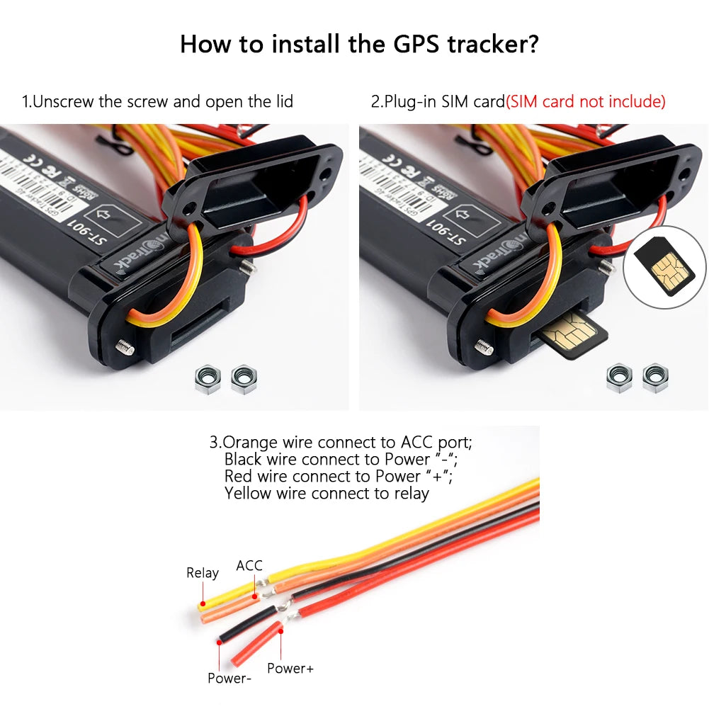 4G Mini Tracker ST-901L Waterproof Built-in Battery GPS for